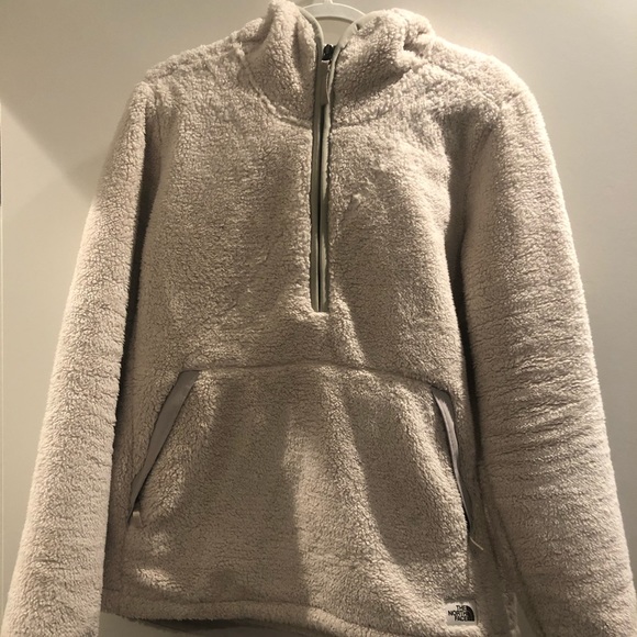 north face fleece pullover hoodie